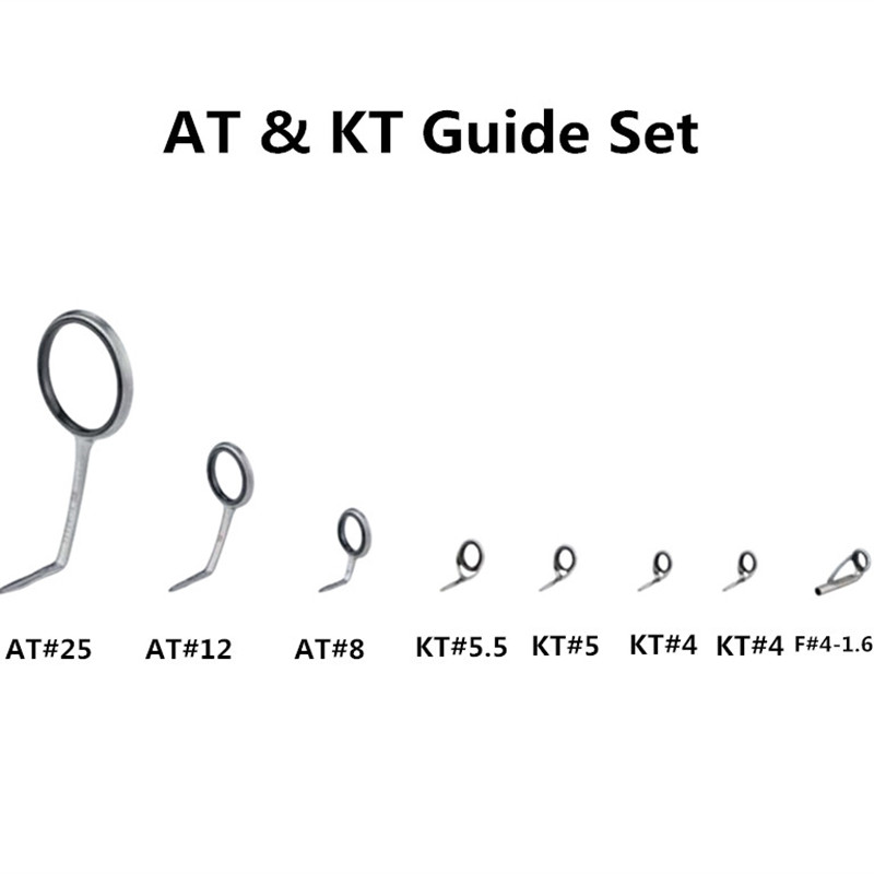 Fishing Equipment Guide - Conjunto de Passadores para Vara de