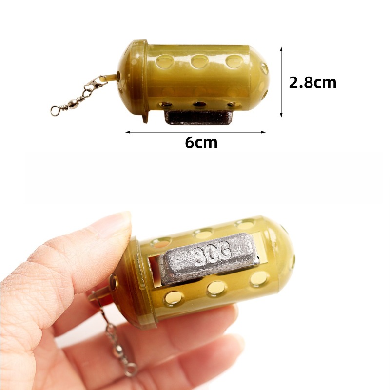 Fishing Equipment Bait - Conjunto de 6 Alimentadores de Método