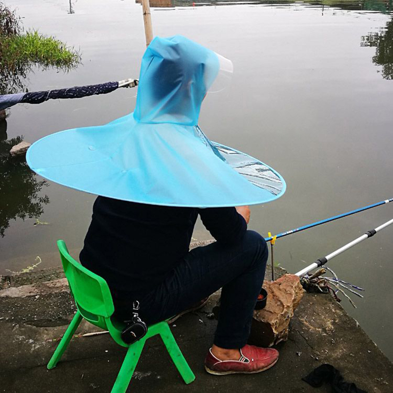 Fishing Equipment Jet - Dobrável Anti-Chuva Chapéu Guarda-chuva, Anti-Sol Cabeça-Montado