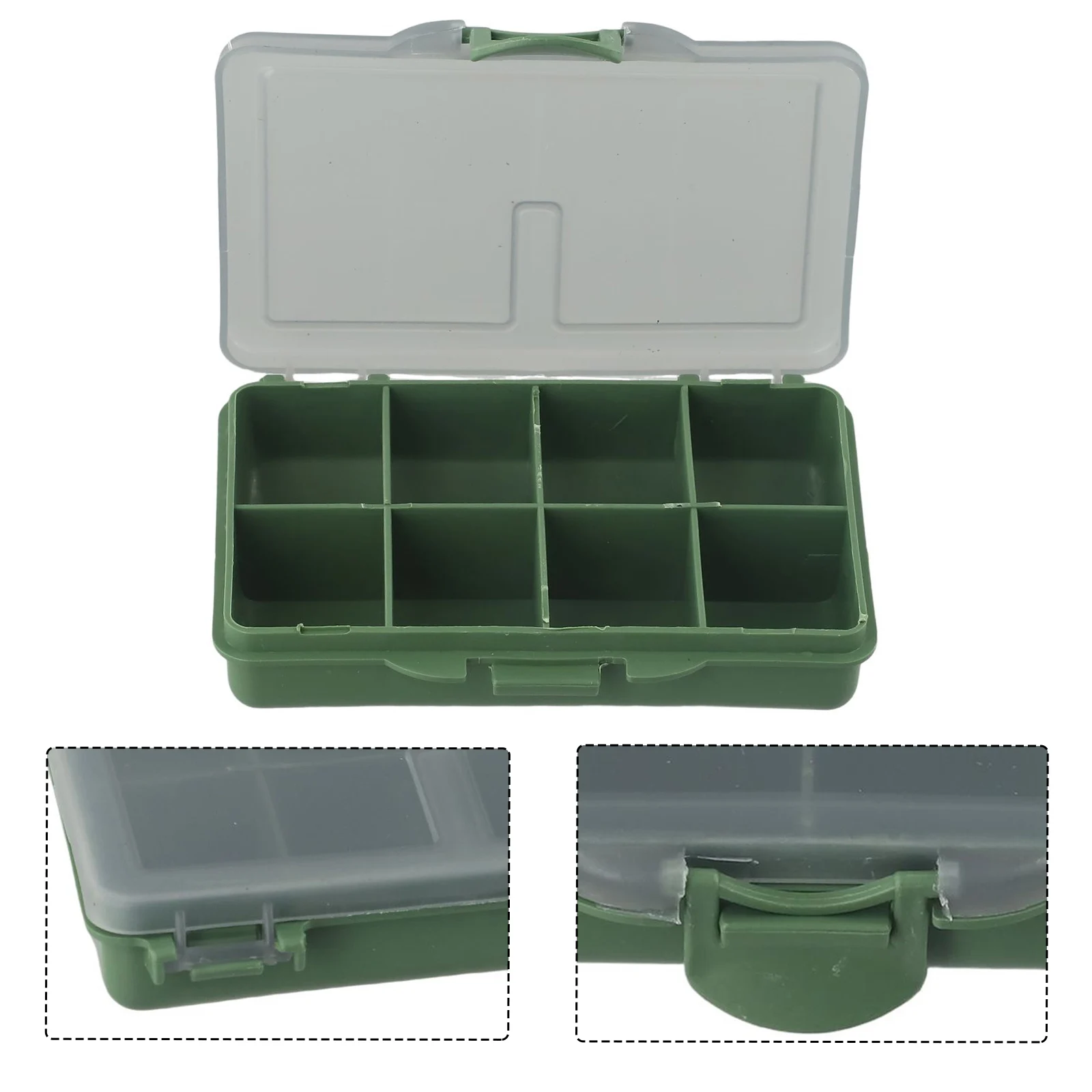 1-8 compartimentos caixa de ar - Fishing Equipment Box avaliação e preço